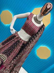 Nouveau concepteur lourd Navratri spécial rayonne imprimé numérique et Kodi dentelle travail Lehenga et Choli avec rayonne imprimé Dupatta - Product Image 4