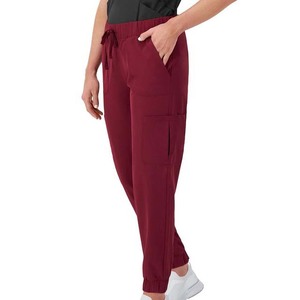 65% coton 35% Polyester matériel personnalisé vêtements pour femmes pantalons pantalons survêtement couleur rouge pantalons pour femmes pantalons adultes - Product Image 4