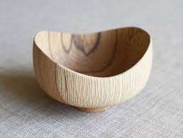 ชามผลไม้ทำจากไม้โค้งพร้อมผิววอลนัทโค้งมนสำหรับตกแต่งโต๊ะในบ้านหรือโรงแรม - Product Image 5