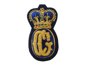 Badges brodés faits main personnalisés en fil d'or, OEM ODM, vente en gros, en tissu de luxe, lavables, à coudre - Product Image 3