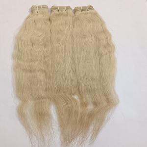 ผมต่อแบบเรมียาว28นิ้วผมต่อจากอินเดียนผมลอนธรรมชาติทำด้วยมือผมปลอมตามหลักจริยธรรม - Product Image 4