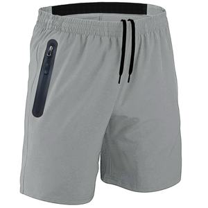 Short de basketball Athletic Gym en maille double pour homme avec poches zippées Short de fitness respirant en polyester - Product Image 1