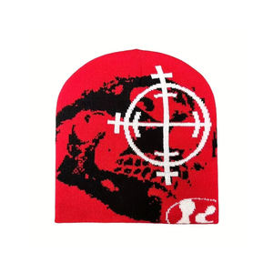 หมวกบีนนี่ดีไซน์ใหม่ พิมพ์ลายตามสั่ง หมวกไหมพรมอุ่นๆ - Product Image 2