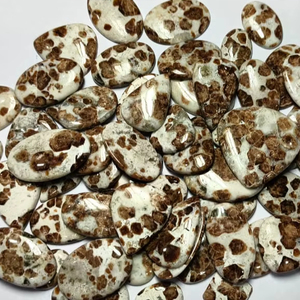 พลอยวอลลาสโตไนต์สีขาวธรรมชาติทรงปาล์มสโตนแบบหลวม น้ำหนัก 500 กรัม จากออสเตรเลีย สำหรับทำเครื่องประดับ - Product Image 3