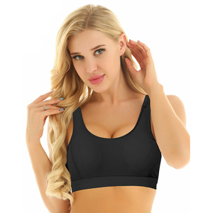 Top de gimnasio sin costuras sexy para mujer Sujetador deportivo informal a rayas con mangas sin mangas Ropa interior delgada de moda en algodón - Product Image 2