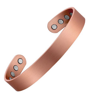 Plain <b>Copper</b> <b>Bracelets</b> With Magnets Bands Wearing It Has Health Benefits <b>Magnetic</b> Therapy <b>Copper</b> <b>Bracelets</b> - Product Image 1