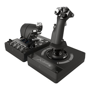 X56 H.O.T.<b>A</b>.S. Flight Joystick With Throttle And <b>Stick</b> For <b>Pc</b> Gaming Black - Product Image 4