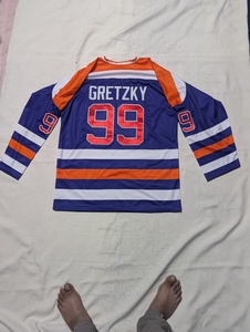 เสื้อเจอร์ซีย์ย้อนยุคทีมฮอกกี้เกรท์สกี้มาริโอ้มาริโอ้เสื้อผ้ากีฬาฮอกกี้ย้อนยุคตัวเลือกขนาดพิเศษสำหรับ Brian leetch - Product Image 3