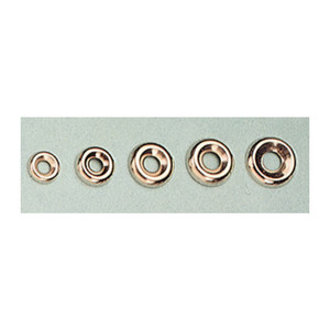 Scornici in Acciaio Nichelato Diametro 14 mm (confezione da 50) - Product Image 1