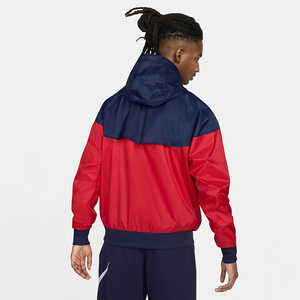 Chaqueta cortavientos de gran tamaño de calle alta personalizada para hombre 100% ropa deportiva de nailon lona marca personalizada servicio OEM al por mayor en blanco - Product Image 2