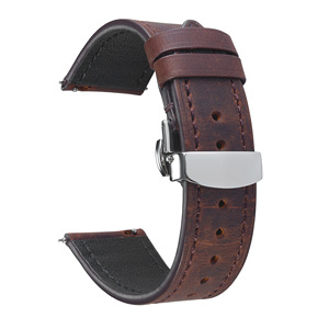 BEAEN Vintage correa <span class=keywords><strong>de</strong></span> <span class=keywords><strong>reloj</strong></span> <span class=keywords><strong>de</strong></span> cuero 18mm 20mm piezas <span class=keywords><strong>de</strong></span> <span class=keywords><strong>reloj</strong></span> correa para Huawei Watch GT4 22mm 24mm hombres correa <span class=keywords><strong>de</strong></span> muñeca <span class=keywords><strong>de</strong></span> liberación rápida - Product Image 4