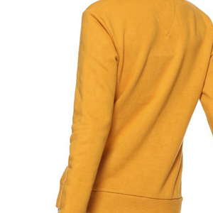 Sudaderas con capucha de moda para mujer 100% algodón Ajuste regular Tallas grandes Ropa de invierno con sudaderas con capucha ligeras - Product Image 4