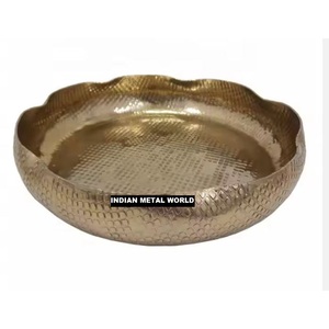 Nouveau bol de service au chocolat de forme incurvée élégante bol en métal de la meilleure qualité écologique pour l'accessoire de mariage le plus vendu - Product Image 5