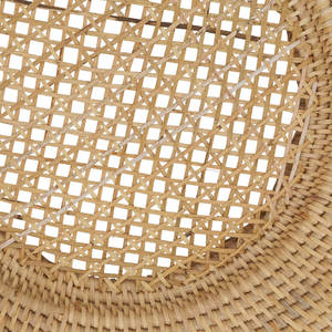 Platos de cargador de ratán sostenibles, utensilios de cocina rústicos hechos a mano al por mayor, perfectos para mesa de banquete de boda - Product Image 3