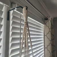 100% fait à la main en macramé Boho meubles pour animaux de compagnie personnalisé chat hamac lit suspendu en macramé cintre élégant bohème chat lit