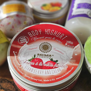 Yogurt Corporal con Aroma a Fresa y Crema 200g, Crema Corporal Hidratante y Nutritiva para una Piel Suave, Tersa e Hidratada - Product Image 6