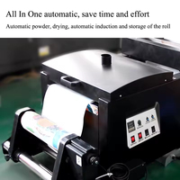 Machine de séchage et de saupoudrage DTF 2-en-1 directe usine avec four de polymérisation pour imprimante DTF A3, application automatique de poudre