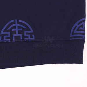 Sudadera estampada básica de Color sólido hecha en fábrica para hombre, ropa informal superventas, Sudadera estampada personalizada para hombre - Product Image 5