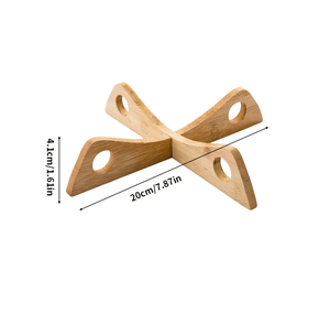 Multifunction <b>Wood</b> <b>Trivet</b> Home Kitchen Heat Resistant Pads <b>Trivet</b> Round Coaster and Customized Size with Selling - Product Image 6