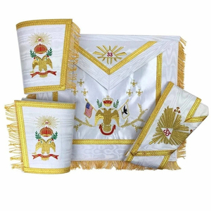 High Quality 33rd Degree Scottish Rite Ethnic Regalia Set <b>Machine</b> Embroidery Custom Velvet All Seasons Custom Logo - Product Image 1