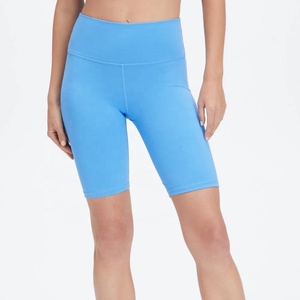 Vente en gros de shorts d'entraînement respirants à taille haute élastique personnalisés pour femmes, shorts de gymnastique décontractés avec poches à impression numérique - Product Image 1