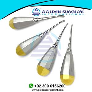 Juego de Elevadores Dentales Curvos Manuales Personalizados, Instrumentos Dentales Orales de 2-5 mm, 4 Piezas - Product Image 4