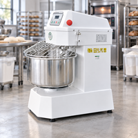 Mélangeur à pâte professionnel double vitesse double action en acier inoxydable pour boulangerie, restaurant, cantine