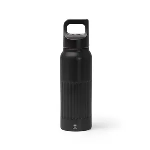 Borraccia Termica Sostenibile in Acciaio Inossidabile con Design a Reticolo - Gadget - Product Image 1