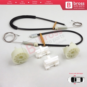 Kit de réparation de lève-vitre BWR5189+BWR5190 avant gauche ou droit pour Saxo S0 S1 1996-2003 5 portes 9221H2 9222H4 - Product Image 4