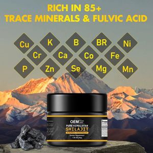 Resina de Shilajit del Himalaya Original OEM, Resina de Shilajit Premium con Más del 82% de Ácido Fúlvico y Minerales Traza para Aumentar la Energía y la Inmunidad - Product Image 6