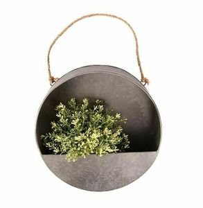 Jardinières murales galvanisées modernes Design chic et minimaliste Décor accrocheur pour salon chambre cuisine ou couloir - Product Image 5
