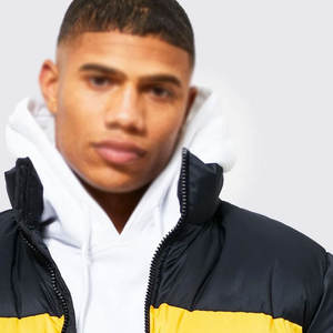 Chaqueta larga acolchada para hombre hecha a medida Parka de invierno con servicio de impresión de logotipo Chaqueta acolchada larga cálida para hombre - Product Image 5