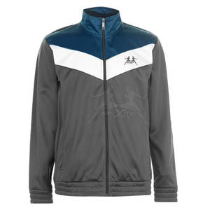 Survêtement de sport à fermeture éclair complète adapté à l'entraînement en salle de sport et aux exercices en plein air Survêtement de sport avec tissu évacuant l'humidité - Product Image 2