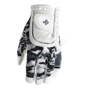 Gants de golf unisexes à logo personnalisé, antidérapants, confortables, en cuir de cabretta, vente chaude - Product Image 1