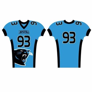 Maillot de football américain en maille de haute qualité sublimé personnalisé pour les équipes de jeunes vêtements respirants pour la saison de football d'été - Product Image 1