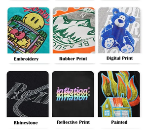 Camisetas frescas de verano de varios colores para hombre, Camiseta de algodón con patrón personalizado, camiseta personalizada con cuello redondo para hombre - Product Image 2