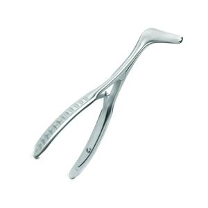 Spéculum nasal en acier inoxydable, instrument d'examen ORL manuel, procédures nasales précises, utilisation clinique, certifié CE, réutilisable - Product Image 1