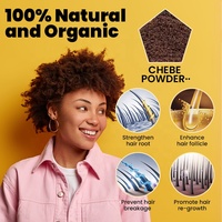 Oalen Vente en Gros Huile de Chebe Naturelle et Pure, Beurre de Chebe Nourrissant et Fortifiant pour la Croissance Capillaire, Kit Shampoing Chebe
