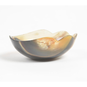 Bol de service en corne à bord incurvé de qualité supérieure parfait pour les repas de famille Occasions spéciales et affichage de table décoratif dans les maisons modernes - Product Image 6