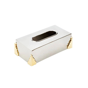 Porte-papier de soie en bois carré exclusif avec design élégant parfait pour la maison et la décoration de table élégante - Product Image 5