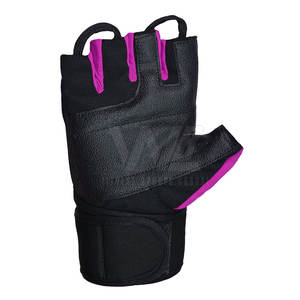Gants de gymnastique haltérophilie demi-doigt personnalisés légers avec support de poignet Durable unisexe Sports Fitness - Product Image 5