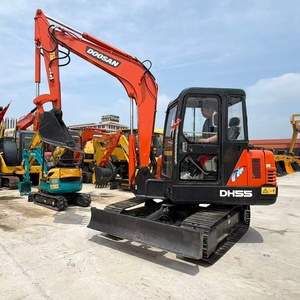 Excavatrice Doosan DH55 d'occasion, haute performance, matériel de construction, mini-excavatrice Doosan DH55 DX60, bon prix à vendre - Product Image 3