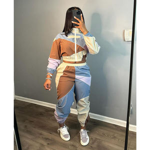 Manches longues imprimé surdimensionné pull à capuche femmes survêtement Joggers costumes ensembles femmes 2 deux pièces pantalons de survêtement et ensemble à capuche - Product Image 4