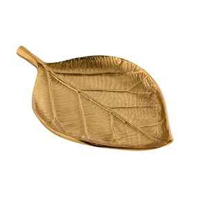 Cuenco de aluminio de flamenco decorativo hecho a mano de lujo con acabado dorado desechable para exhibición de centro de mesa auxiliar - Product Image 4