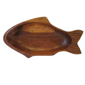 Plato de servicio de diseño de forma ovalada, superventas, bandeja de lujo de madera de Acacia, vajilla, bandeja de servicio, plato de madera, bandeja de servicio Eid - Product Image 2