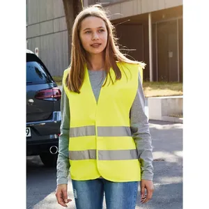 Custom <b>Kids</b> Safety Vest with Reflective <b>Stickers</b> & Lights for Merchandising Promotional Product - Product Image 1