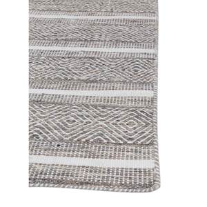 Abrash Grey Black Flat Weaves Wool <b>Rug</b> Handmade Geometric Striped Rectangle Hallway Jute <b>Rugs</b> Model ADWP-13039 for Home <b>Bedside</b> - Product Image 4