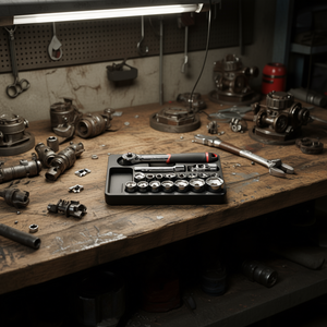 Usag 19-Piece <b>Ratchet</b> Set with Hexagonal <b>Sockets</b> and Inserts for <b>Socket</b> Product Use - Product Image 3