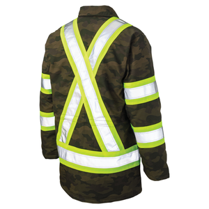 เสื้อกั๊กเรืองแสงสำหรับงานวิศวกรรมก่อสร้างระบายอากาศได้ดีเสื้อโพลีเอสเตอร์สะท้อนแสงทำจาก100% - Product Image 4