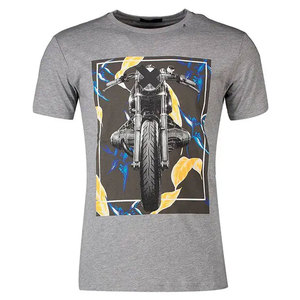 เสื้อยืดผู้ชายโอเวอร์ไซส์ผ้าฝ้ายออร์แกนิก180กรัมพิมพ์ลายด้วยการระเหิดน้ำหนักมาก - Product Image 4